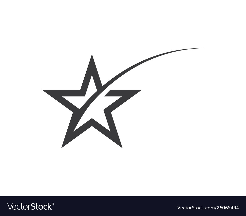 Star logo template icon Royalty Free Vector Image