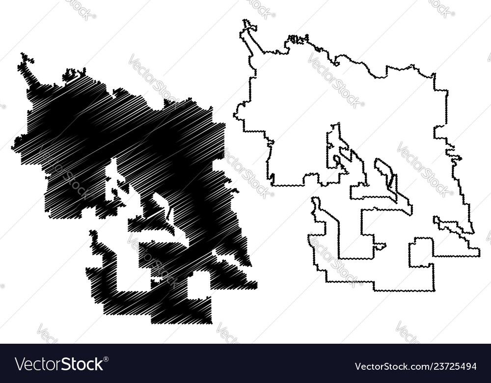 Tucson city map Royalty Free Vector Image - VectorStock