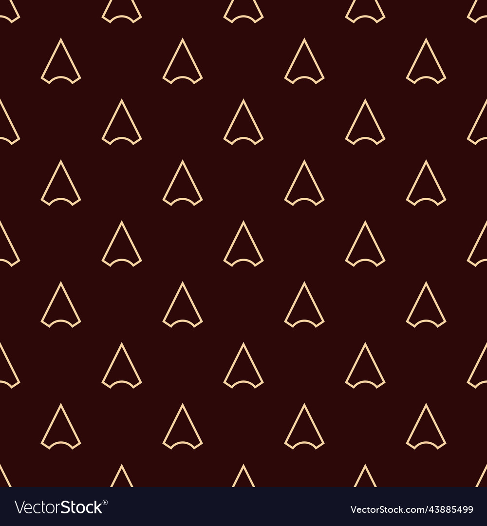 Abstract geometric seamless pattern with arrows vector image Abstract geometric seamless pattern with arrows
