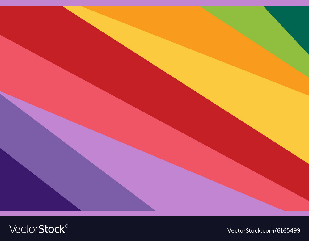 Color Line Triangle Pattern