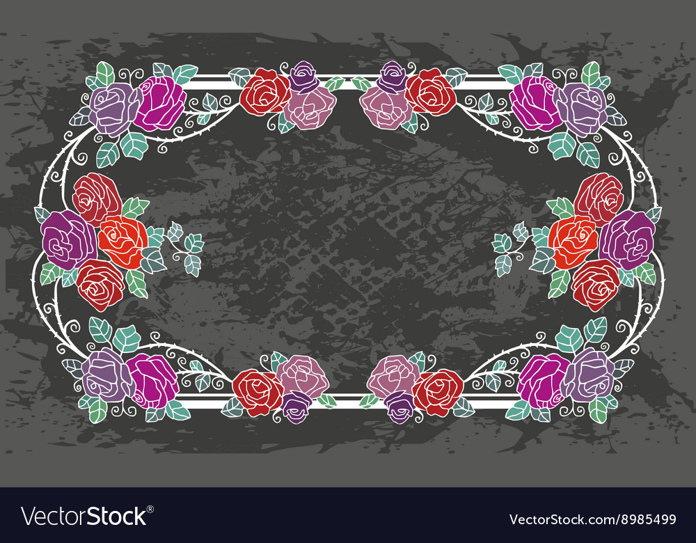 Decorative frame with pattern