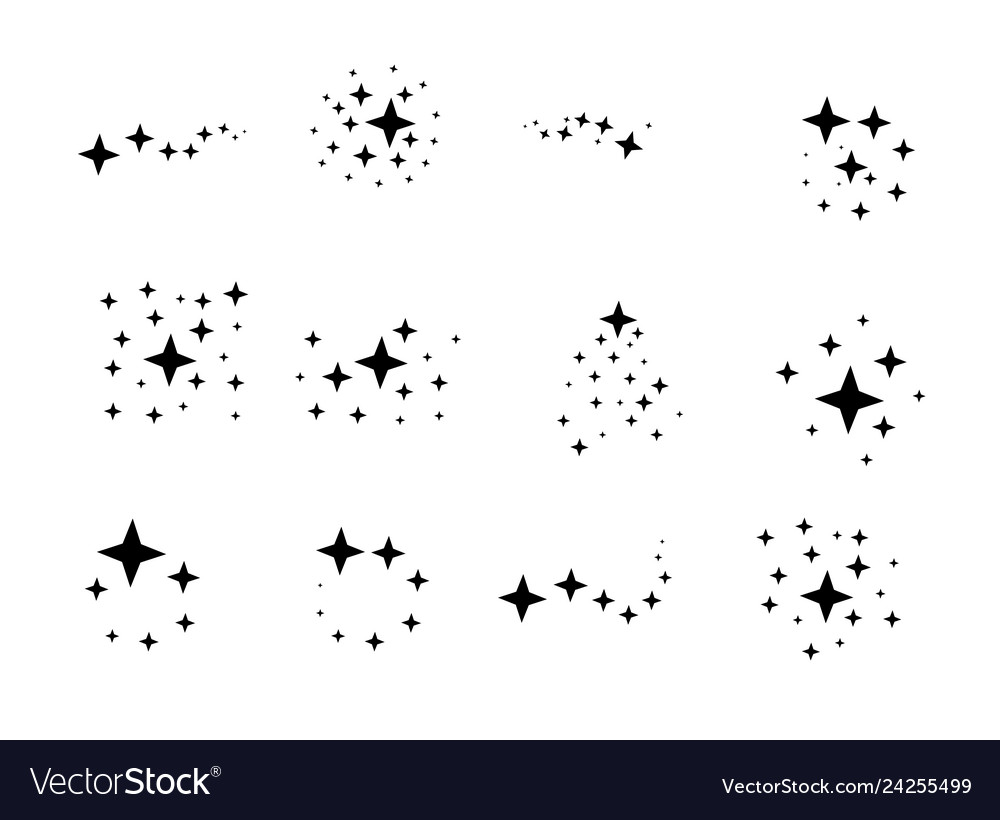 Falling star cloud Royalty Free Vector Image - VectorStock