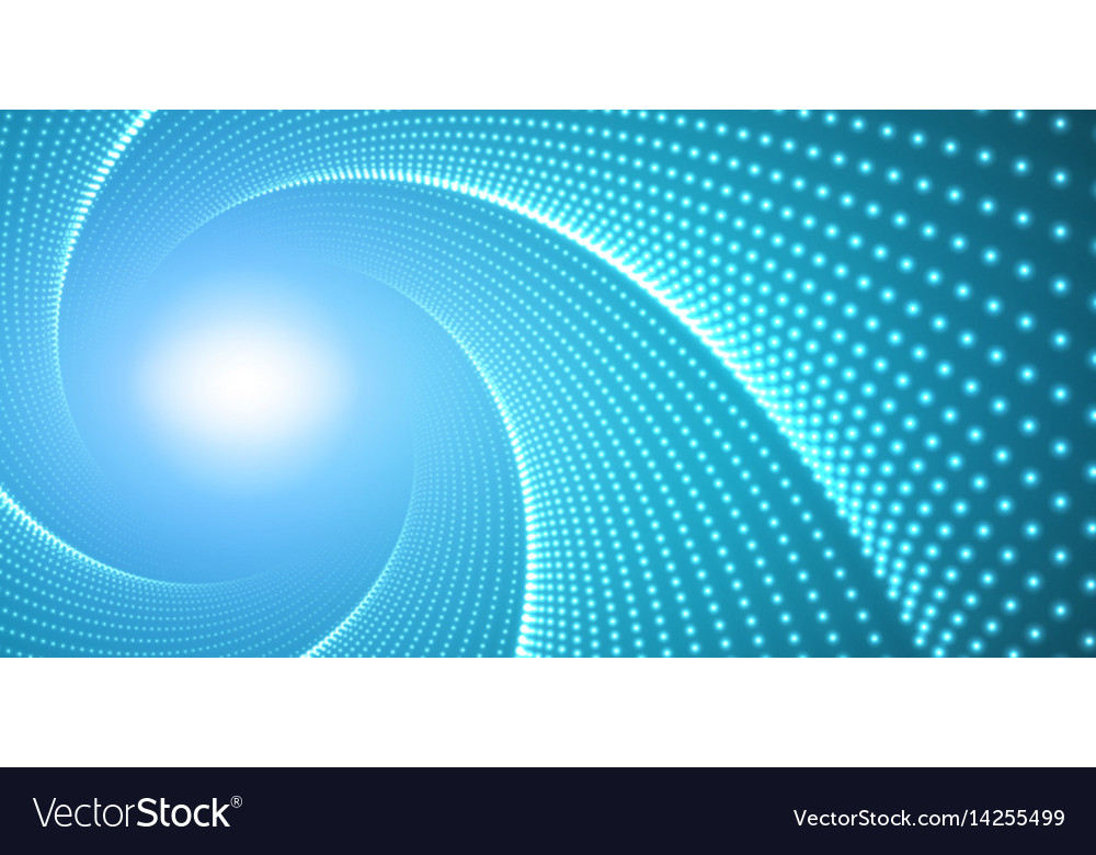 Infinite round twisted tunnel
