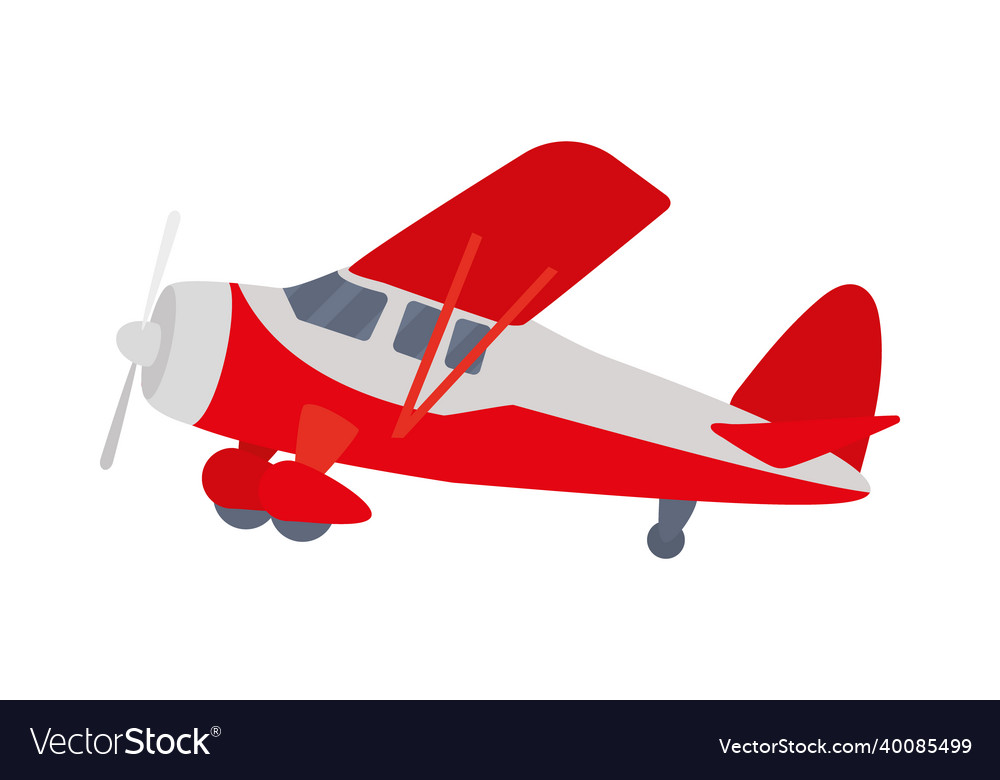 Red plane icon