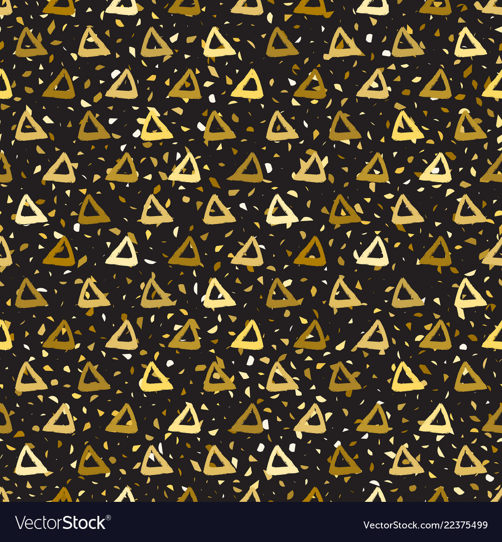 Seamless pattern triangles vector image Seamless pattern triangles