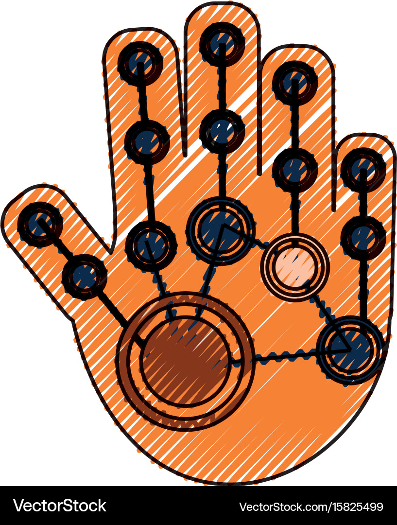 Virtual reality technology Royalty Free Vector Image