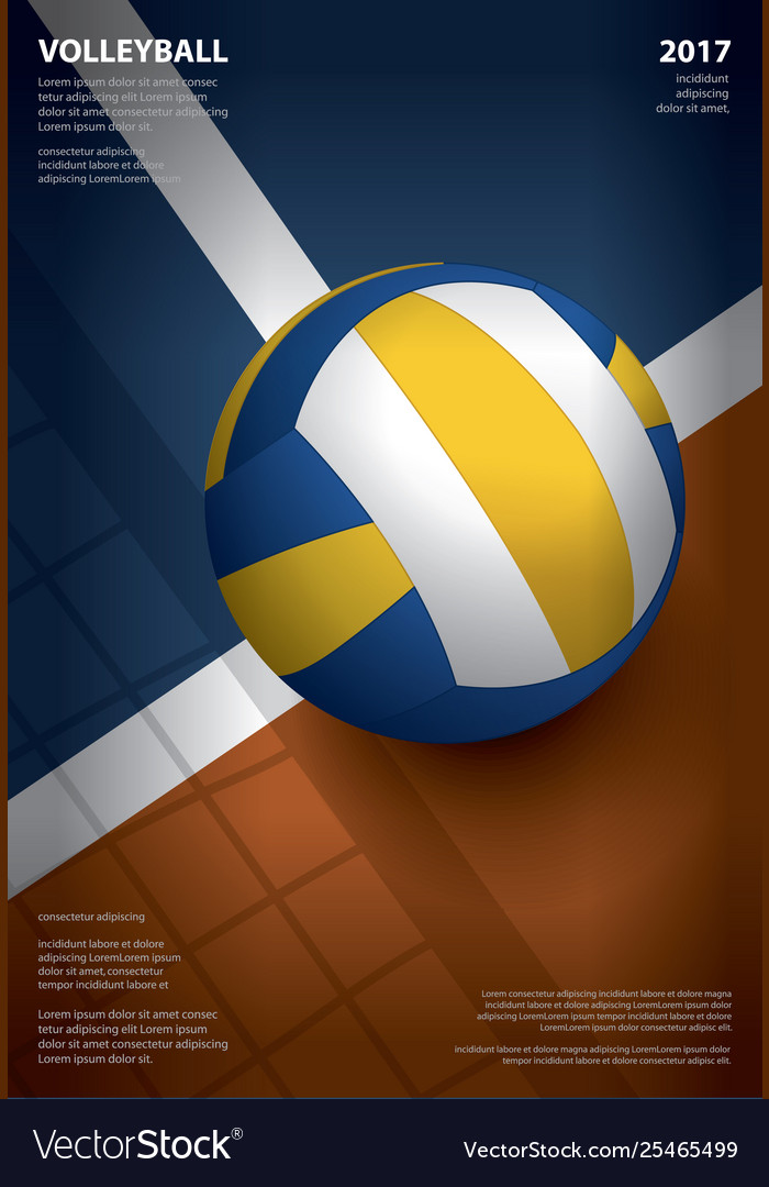 Volleyball Tournament Poster