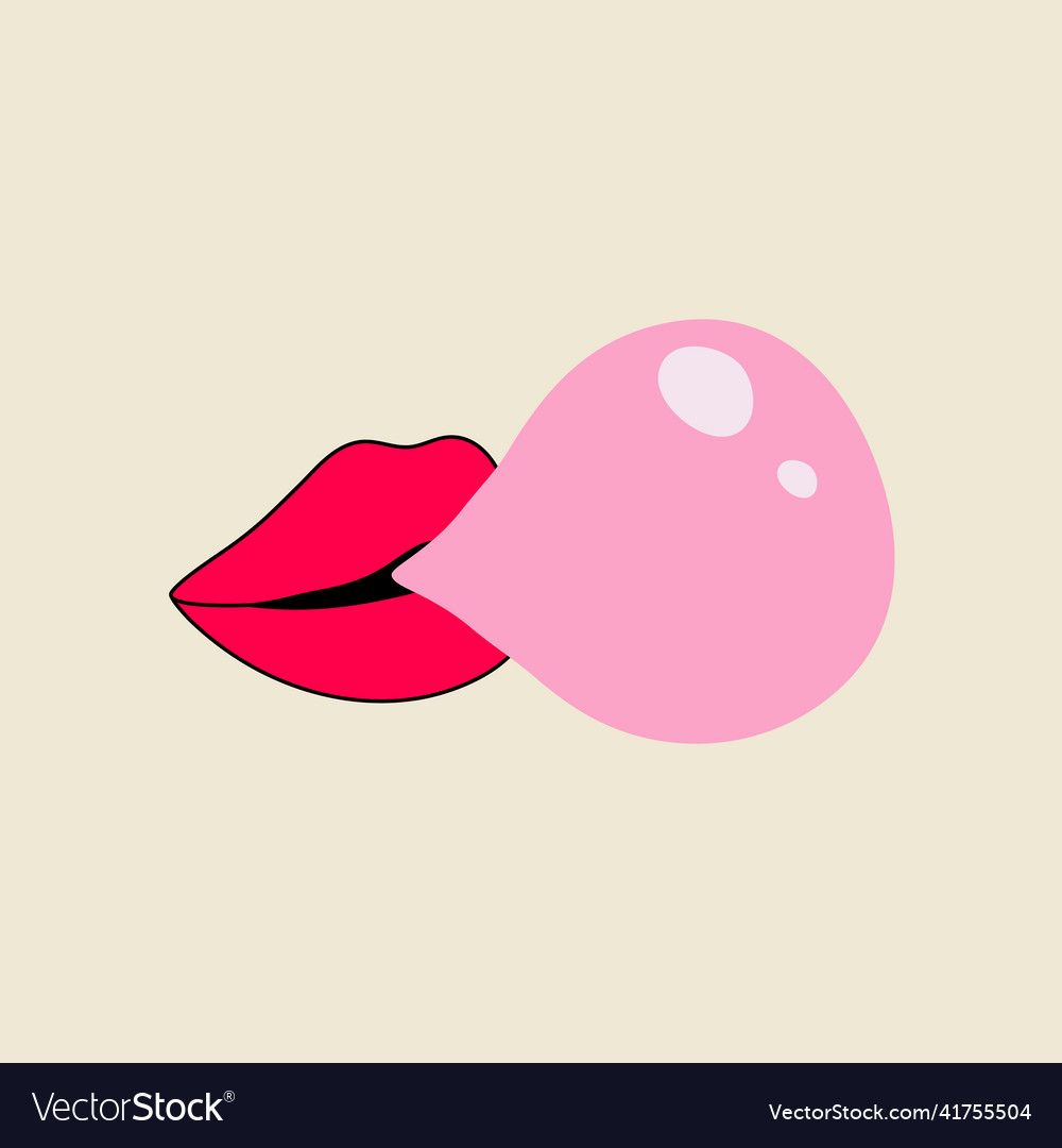 Classic 80s-90s element in modern style flat line Vector Image