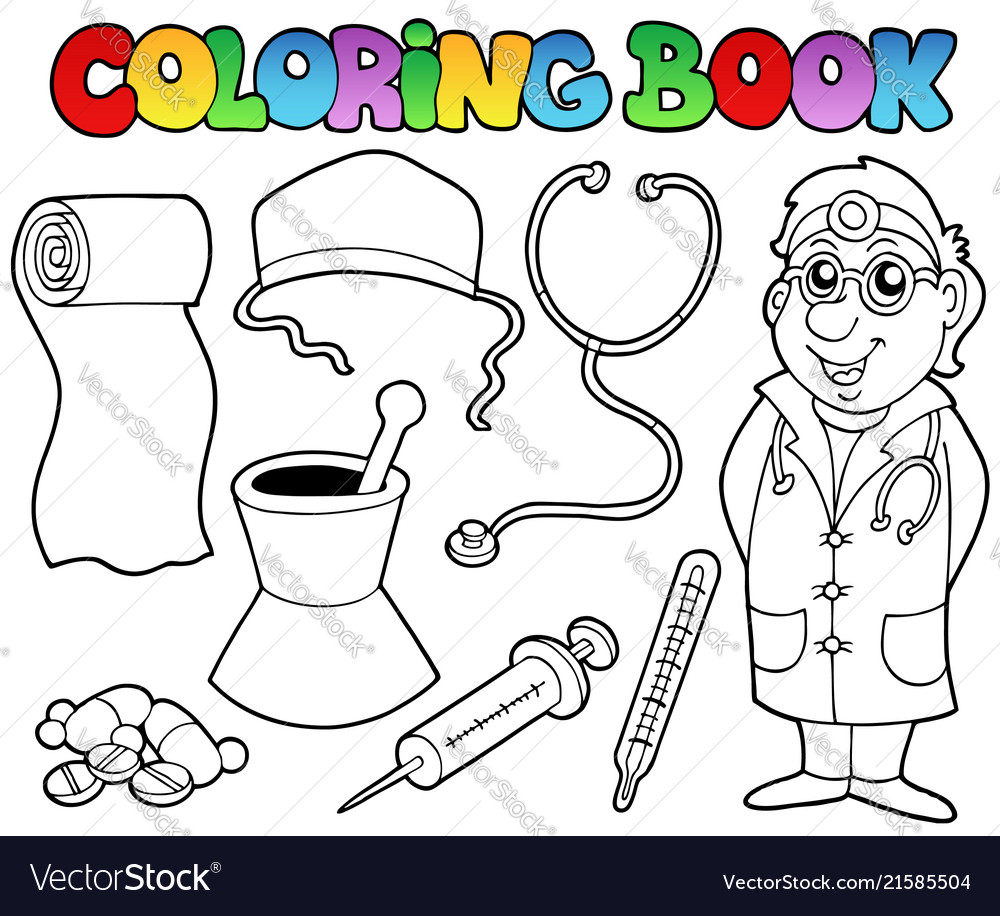 Medical Adult Coloring Book Pages