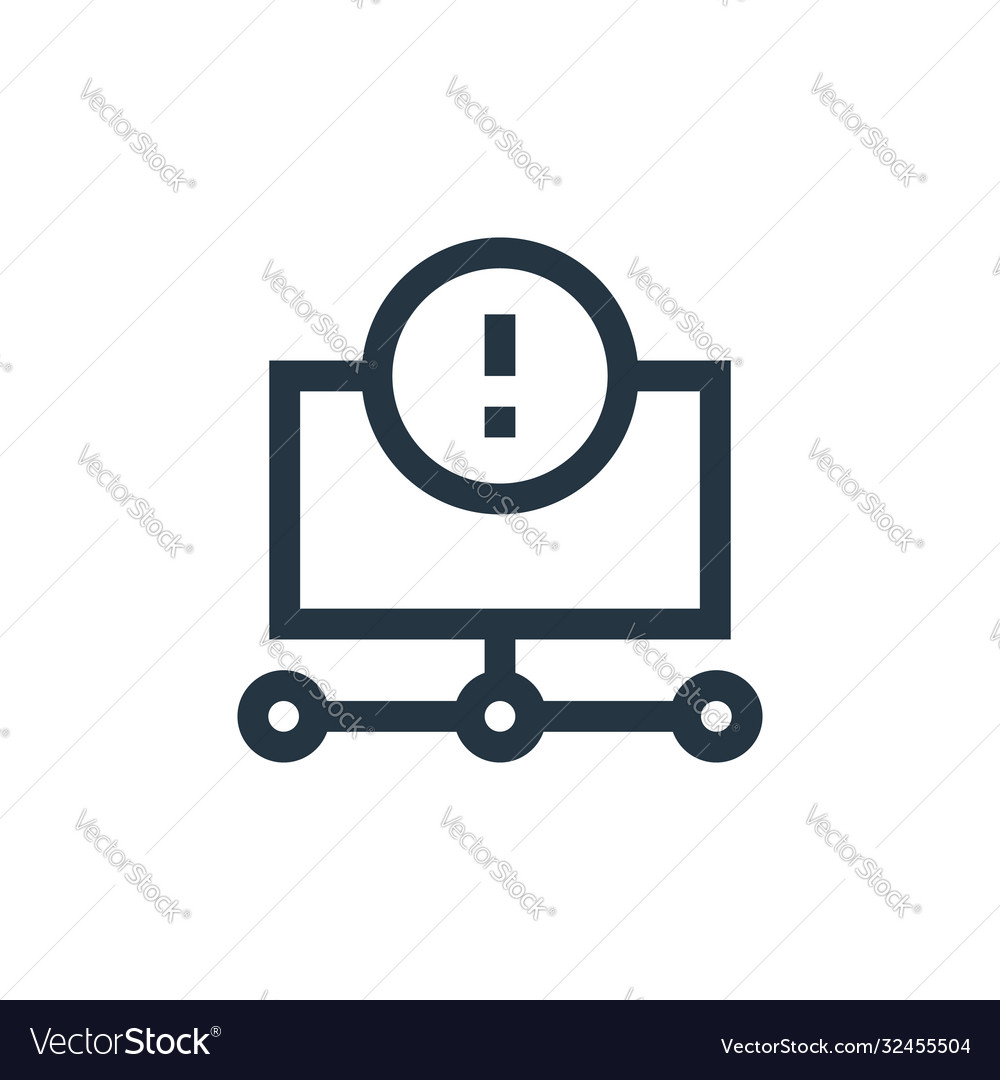 Fail icon editable stroke linear symbol vector image Fail icon editable stroke linear symbol