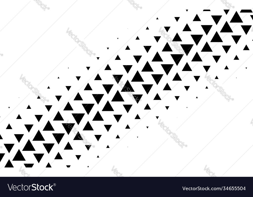 Triangles halftone triangle geometric background vector image Triangles halftone triangle geometric background