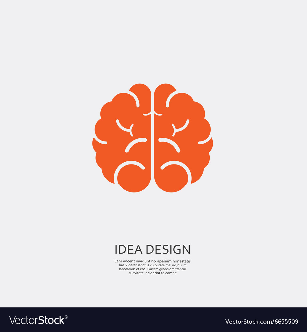 Abstract brain nice element for design