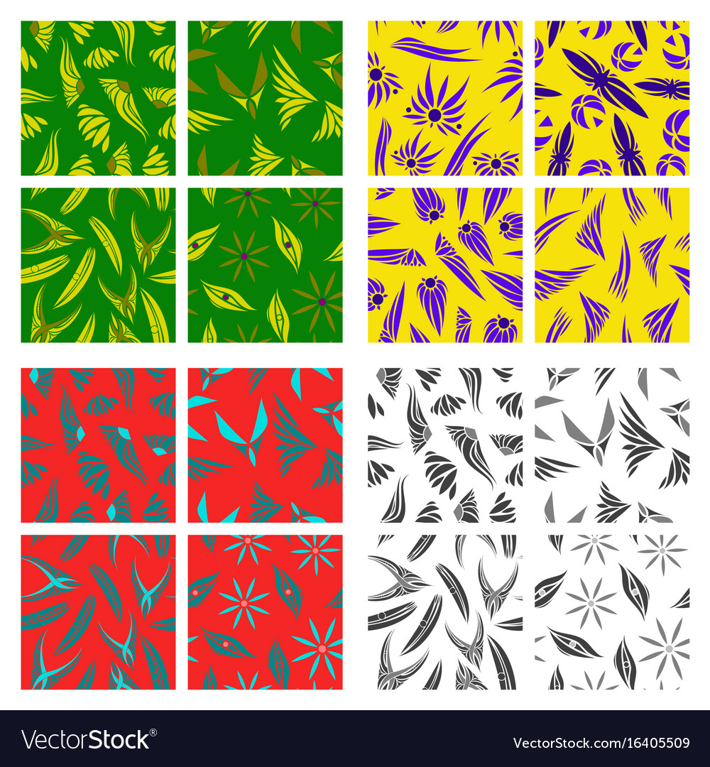 Assembly of patterns in bright style