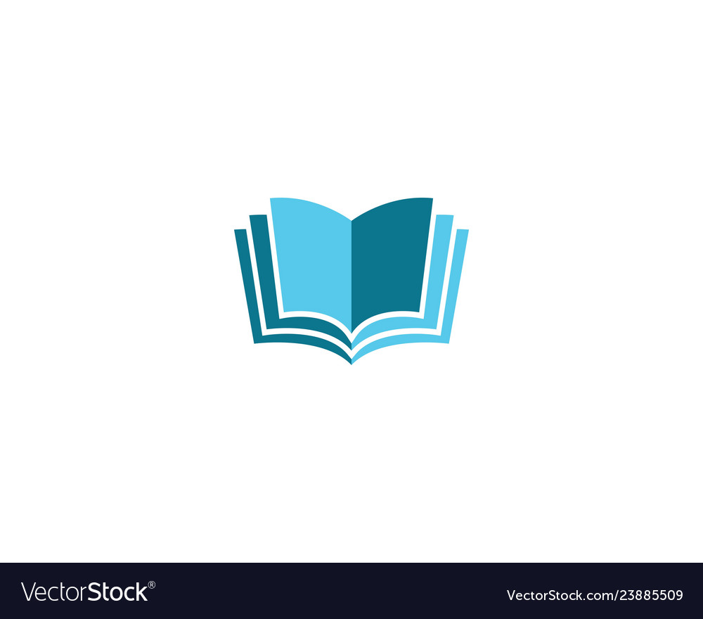 Book logo icon Royalty Free Vector Image - VectorStock