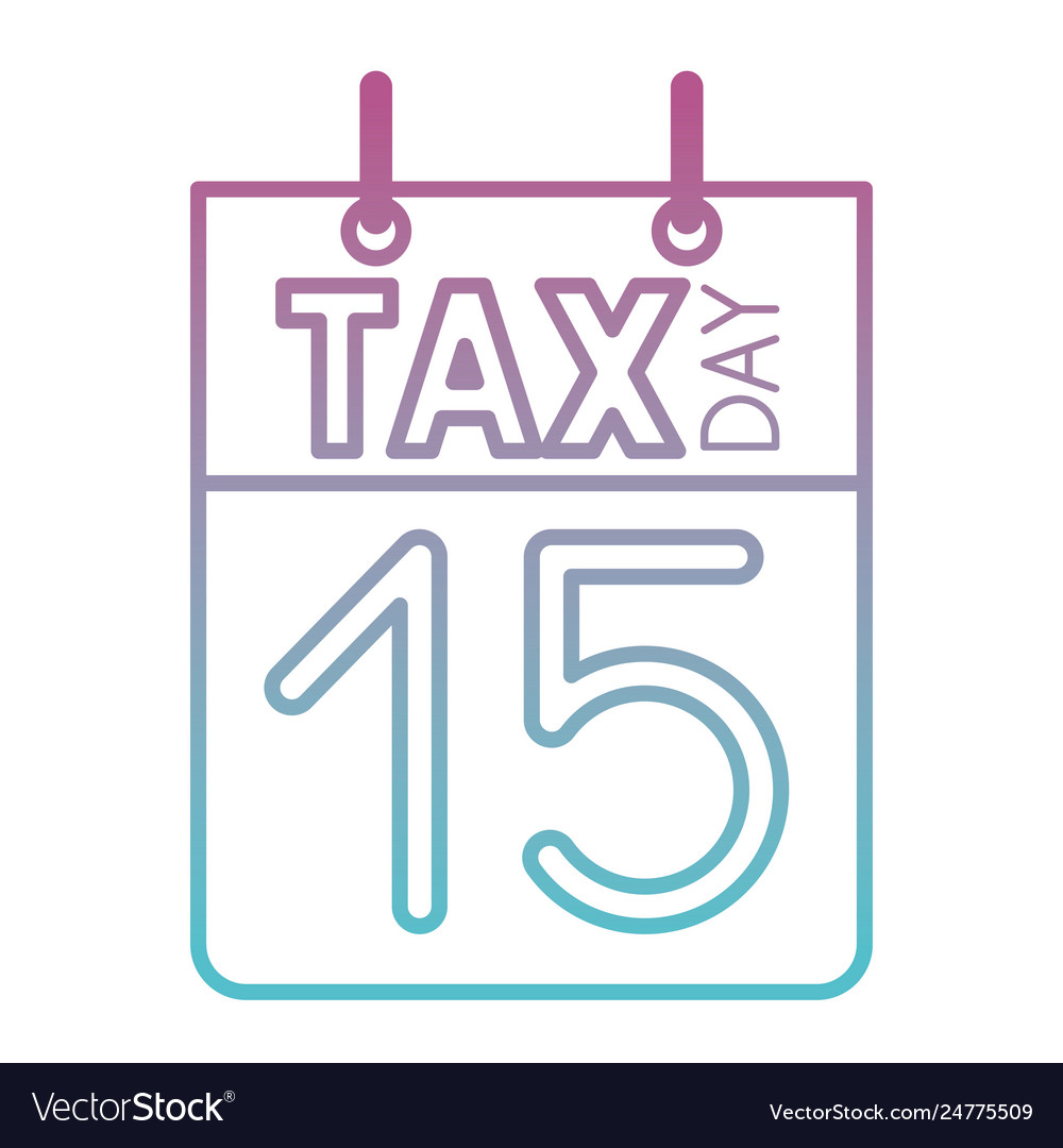 Calendar reminder with tax day