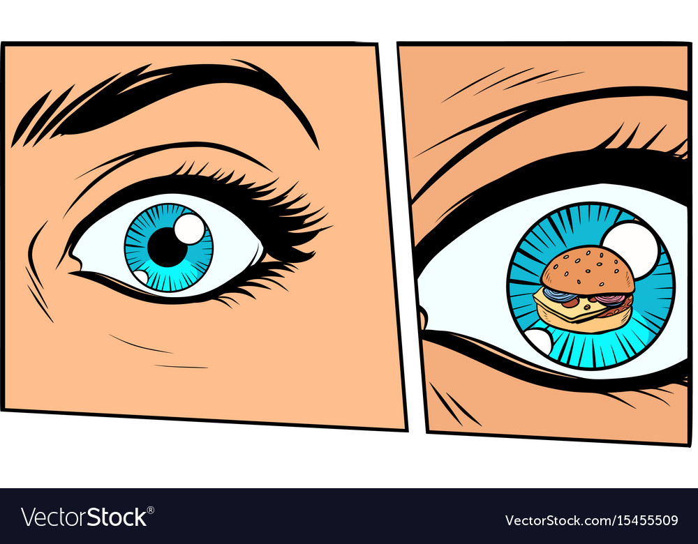comic storyboard hungry woman and burger comic storyboard