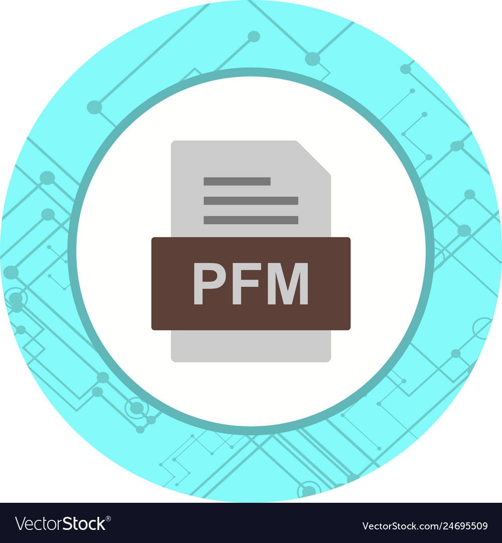 Pfm file document icon
