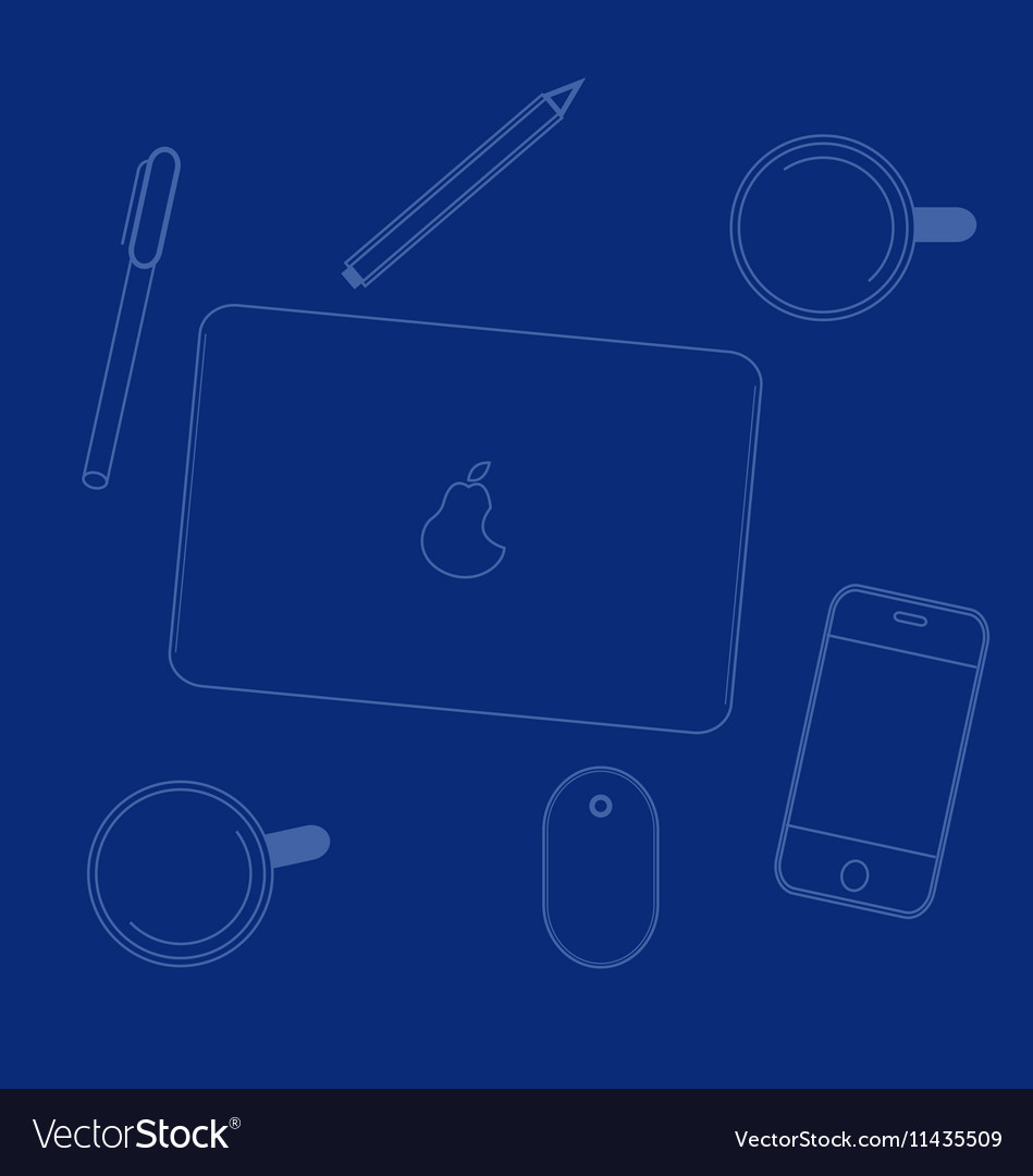 Set of outline
