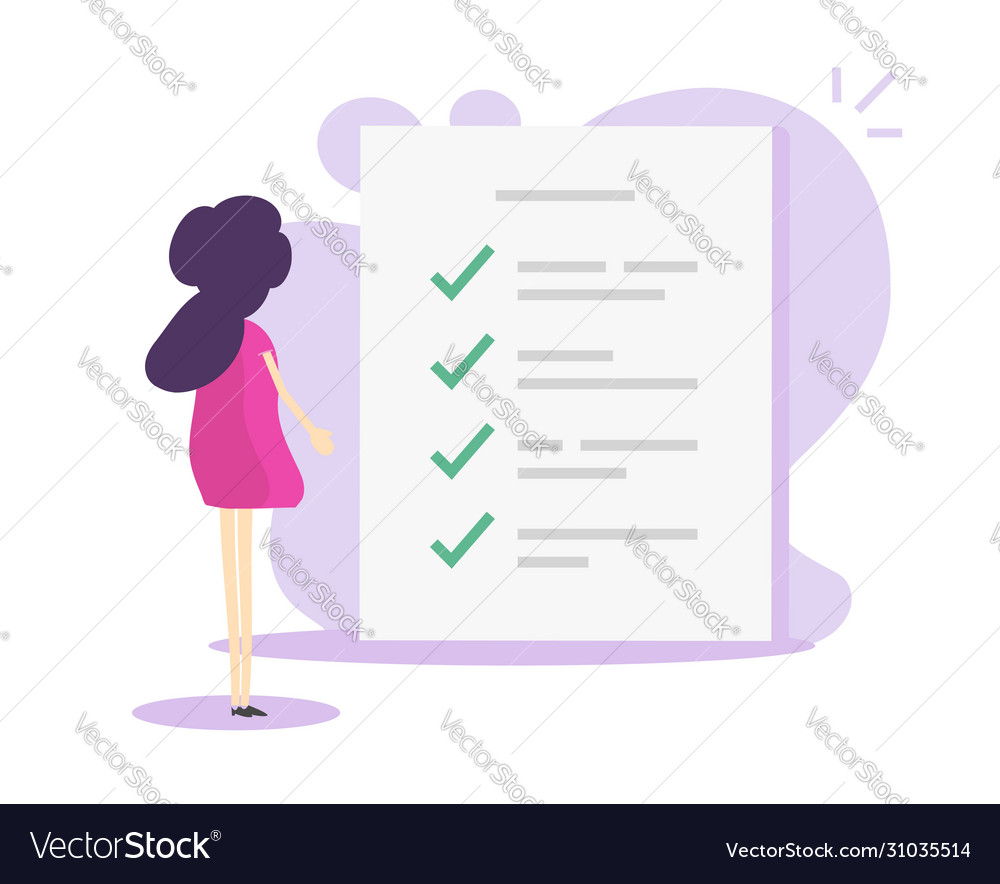 Überprüfen Sie die Liste mit Checkmarks um das Task-Formular zu tun