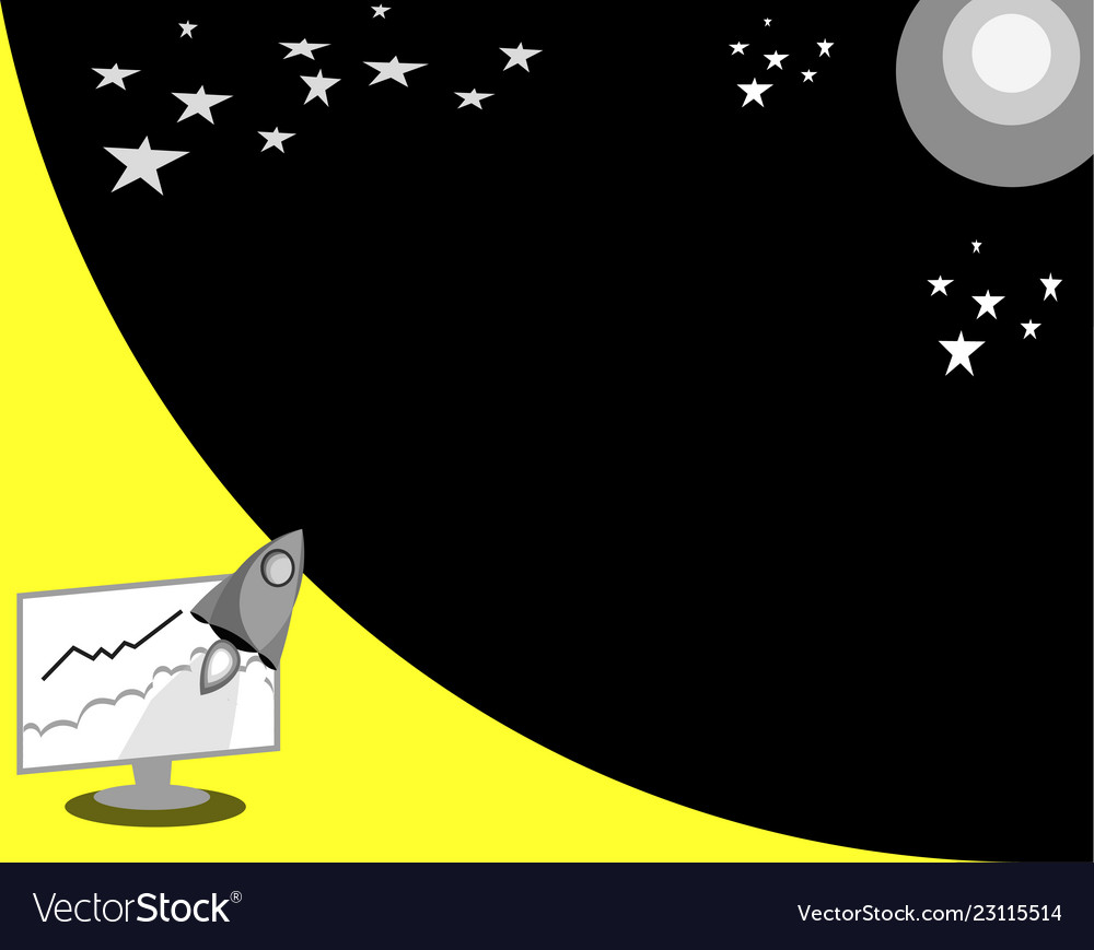 Flat design empty esp template vector image Flat design empty esp template