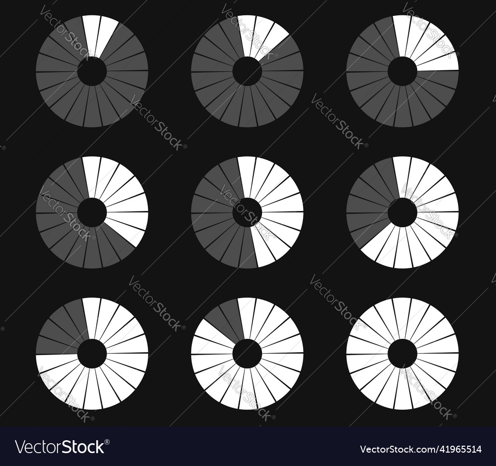 Preloader kreisförmiger Ladebalken Pier-Diagramm vector image Preloader kreisförmiger Ladebalken Pier-Diagramm