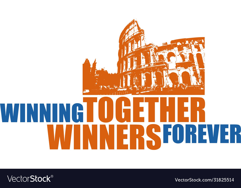 Winning together winners forever logo