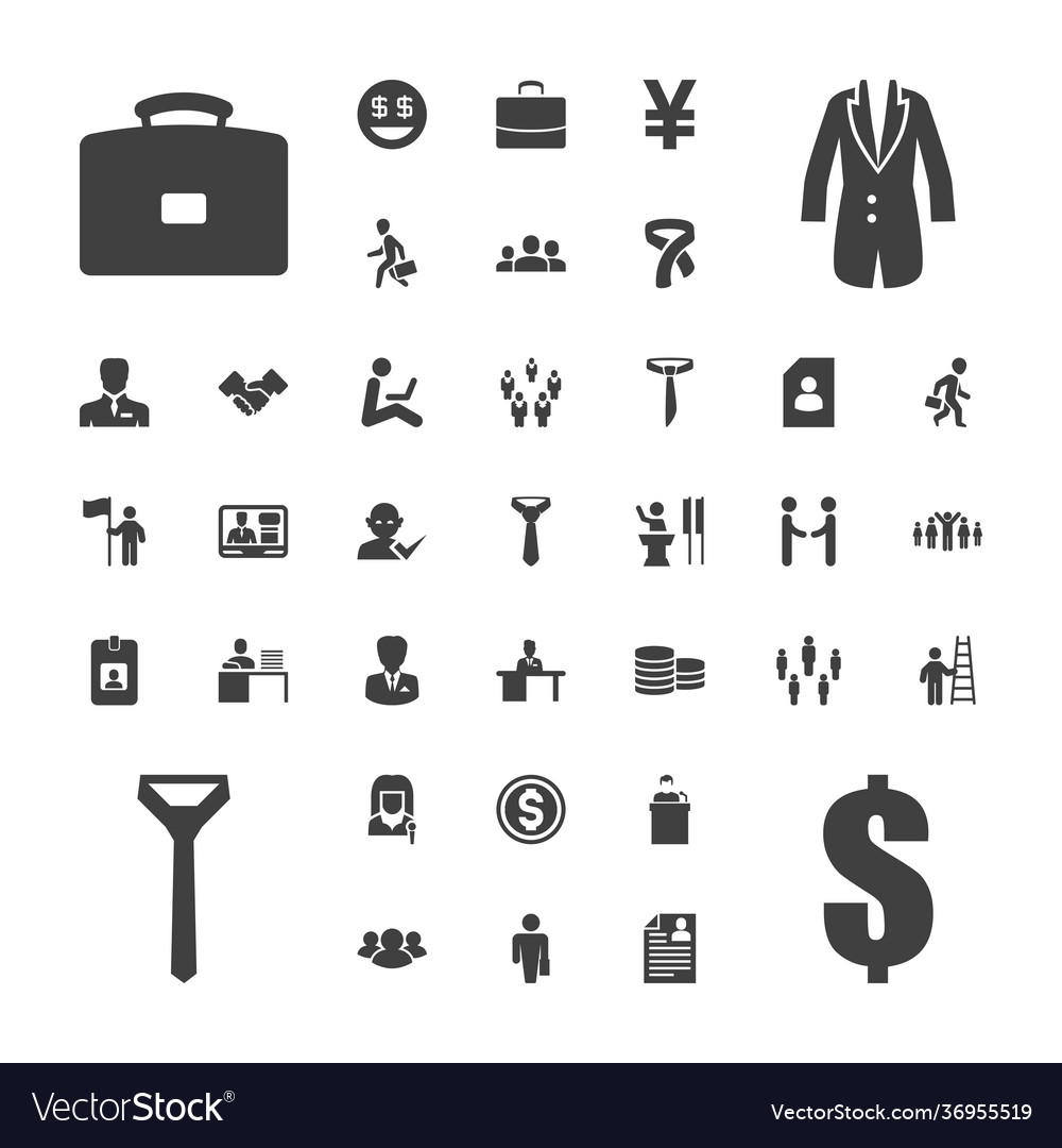 Businessman icons