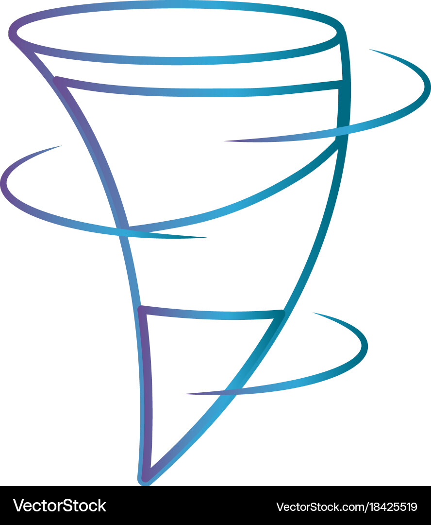Tornado icon image Royalty Free Vector Image - VectorStock