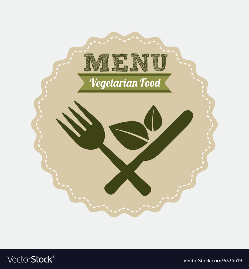 Vegetarian food menu