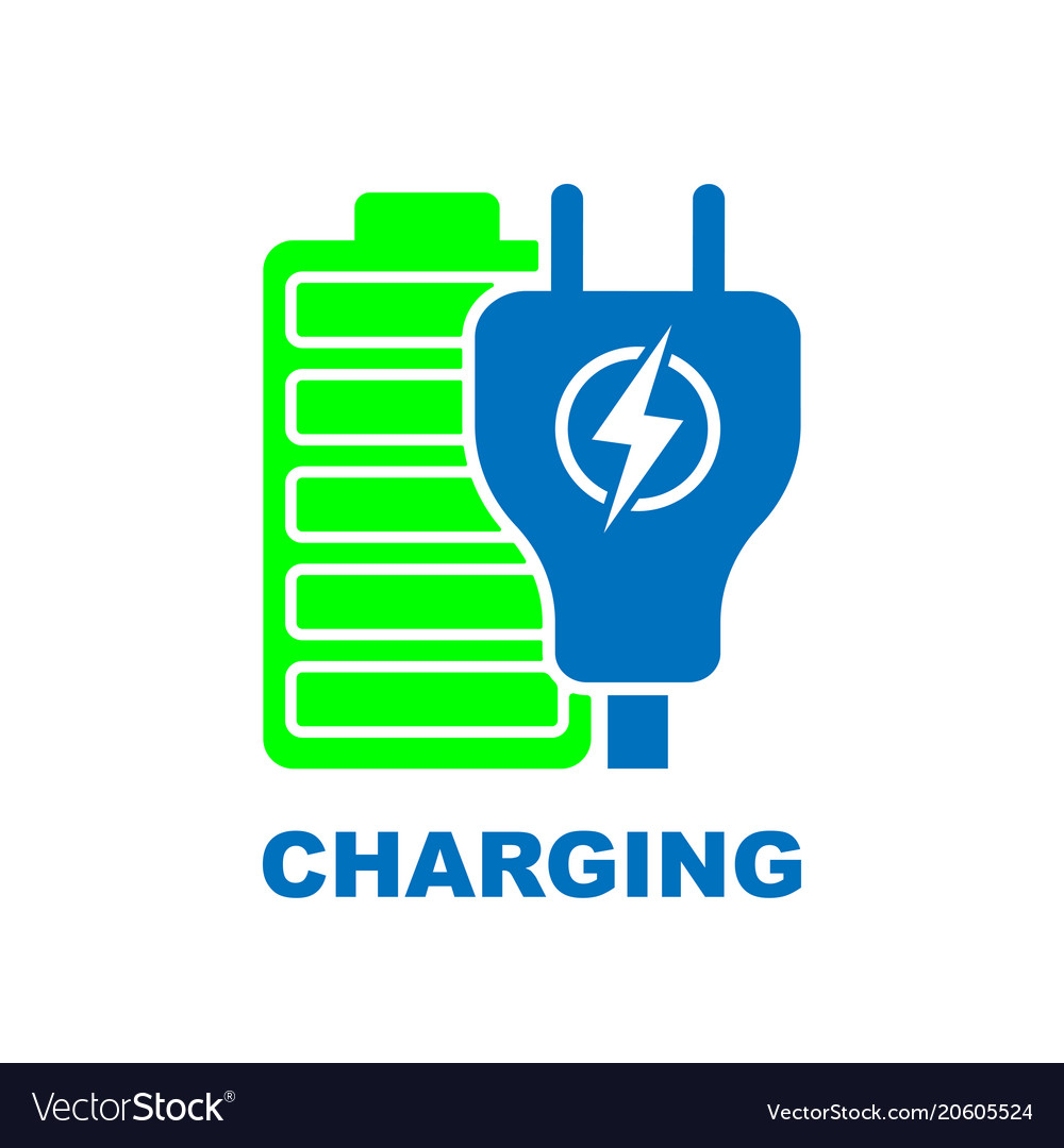 Charge battery flat pictograph icon