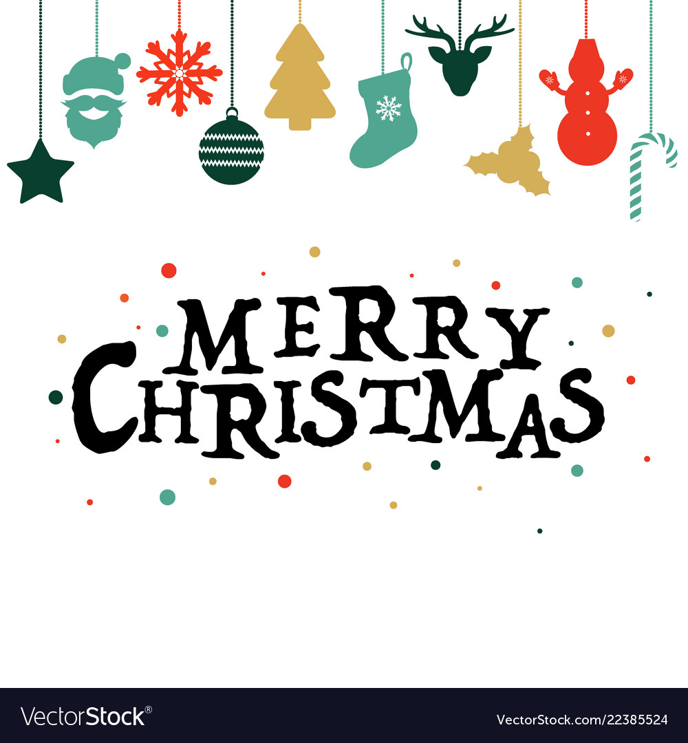 Christmas card Royalty Free Vector Image - VectorStock