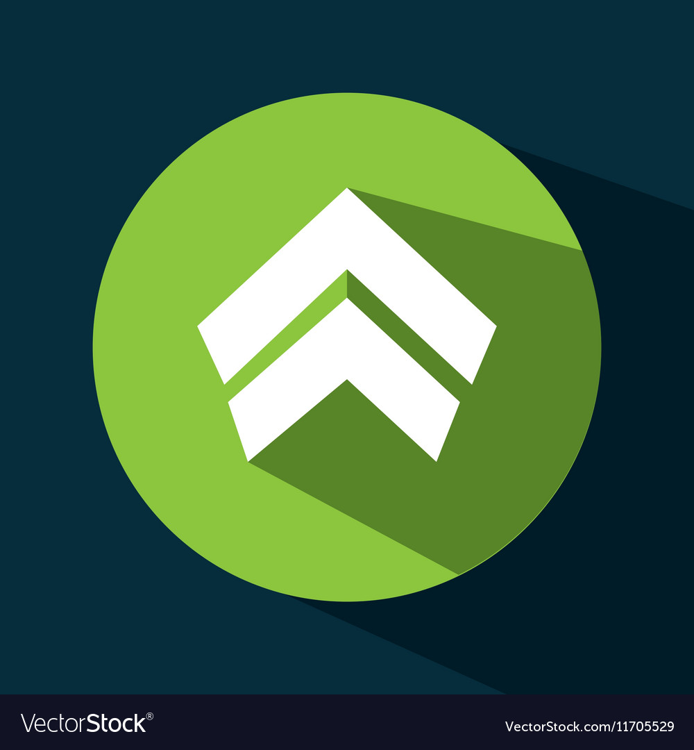Arrow upload data icon