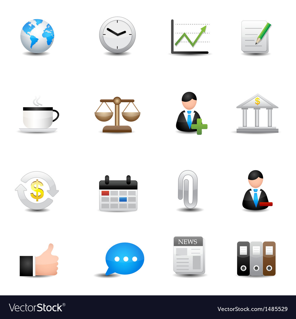 Business and finance icons