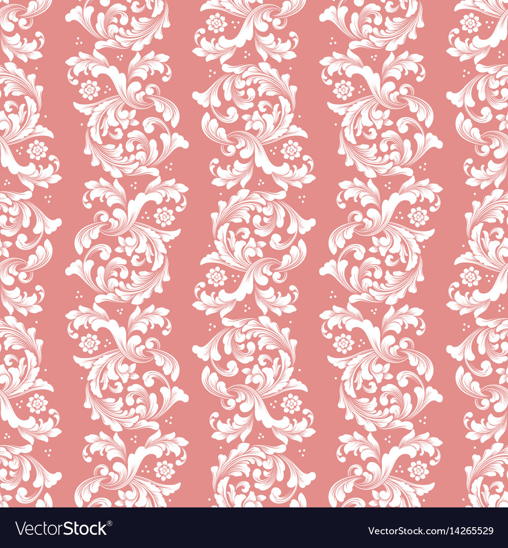 Damask seamless pattern background classical