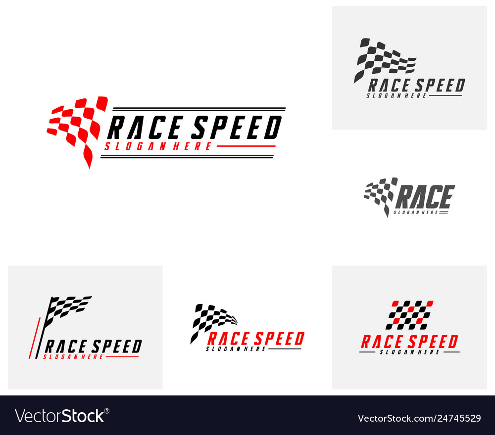 Race Flag Speed Icons