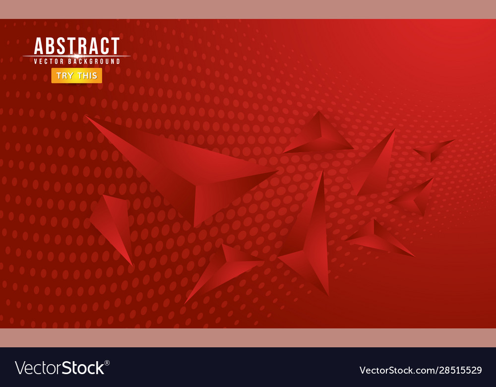 Red minimalist gradient with abstract geometry