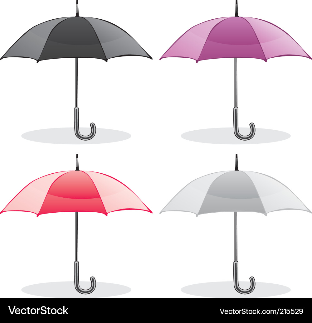 Umbrellas Royalty Free Vector Image - VectorStock
