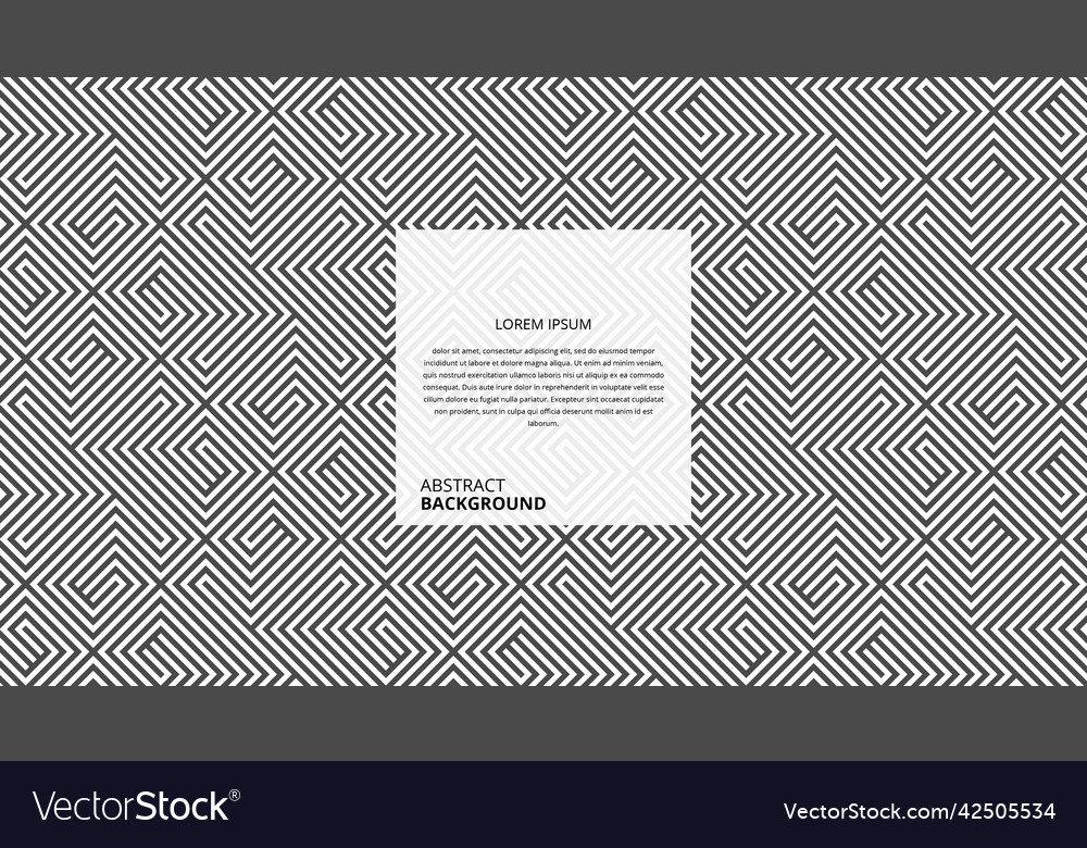 Abstract geometric square lines pattern
