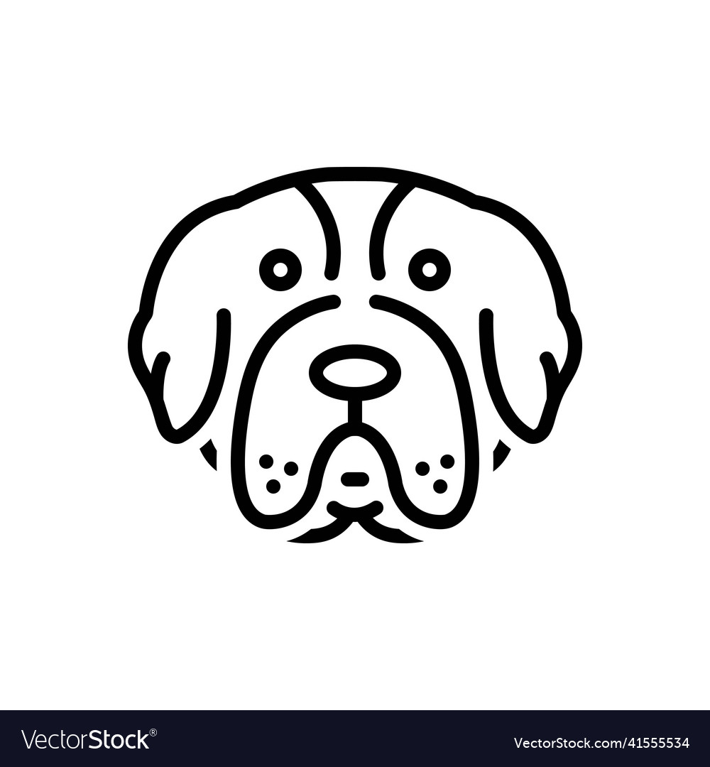 Bernard Royalty Free Vector Image - VectorStock