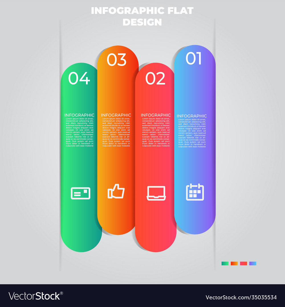 Business data visualization process chart