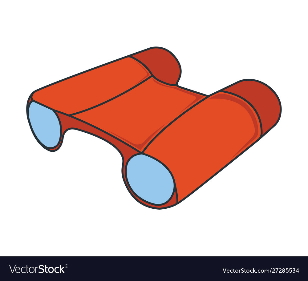 Camping binoculars icon concept for outdoor vector image Camping binoculars icon concept for outdoor
