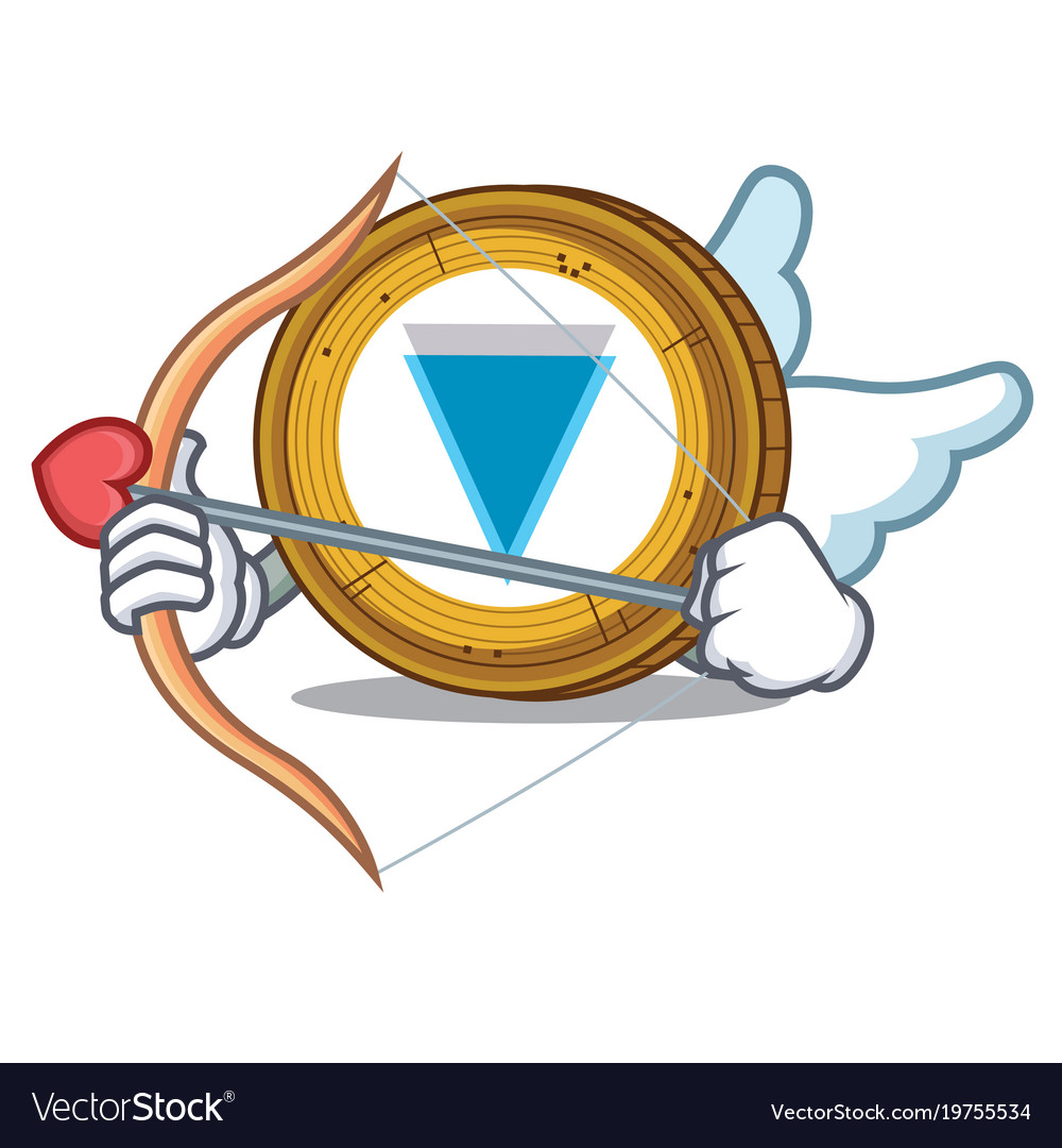 Cupid verge coin character cartoon