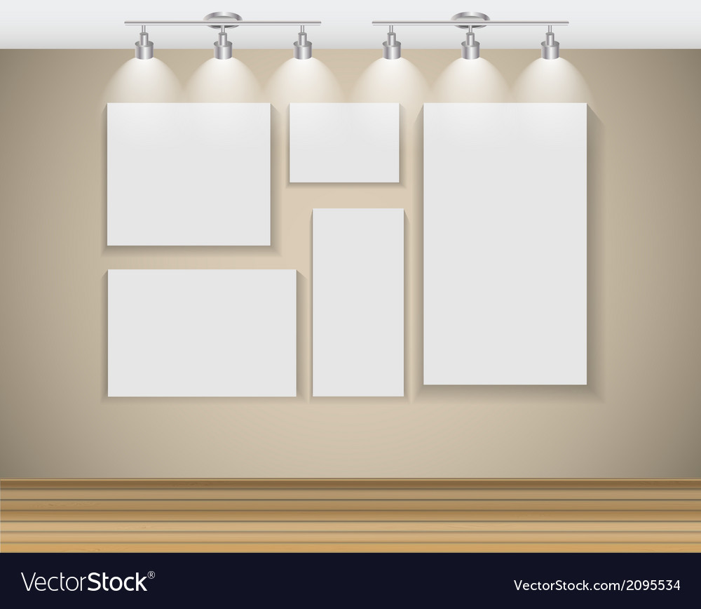 Frame on wall for your text and images