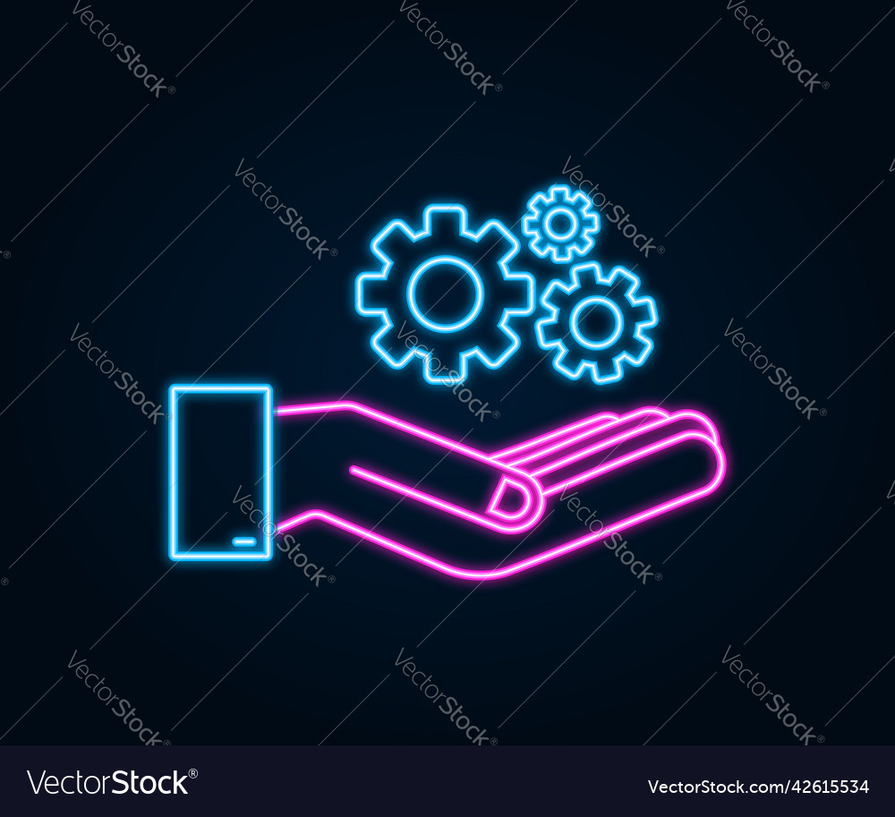 System software update or upgrade concept vector image System software update or upgrade concept