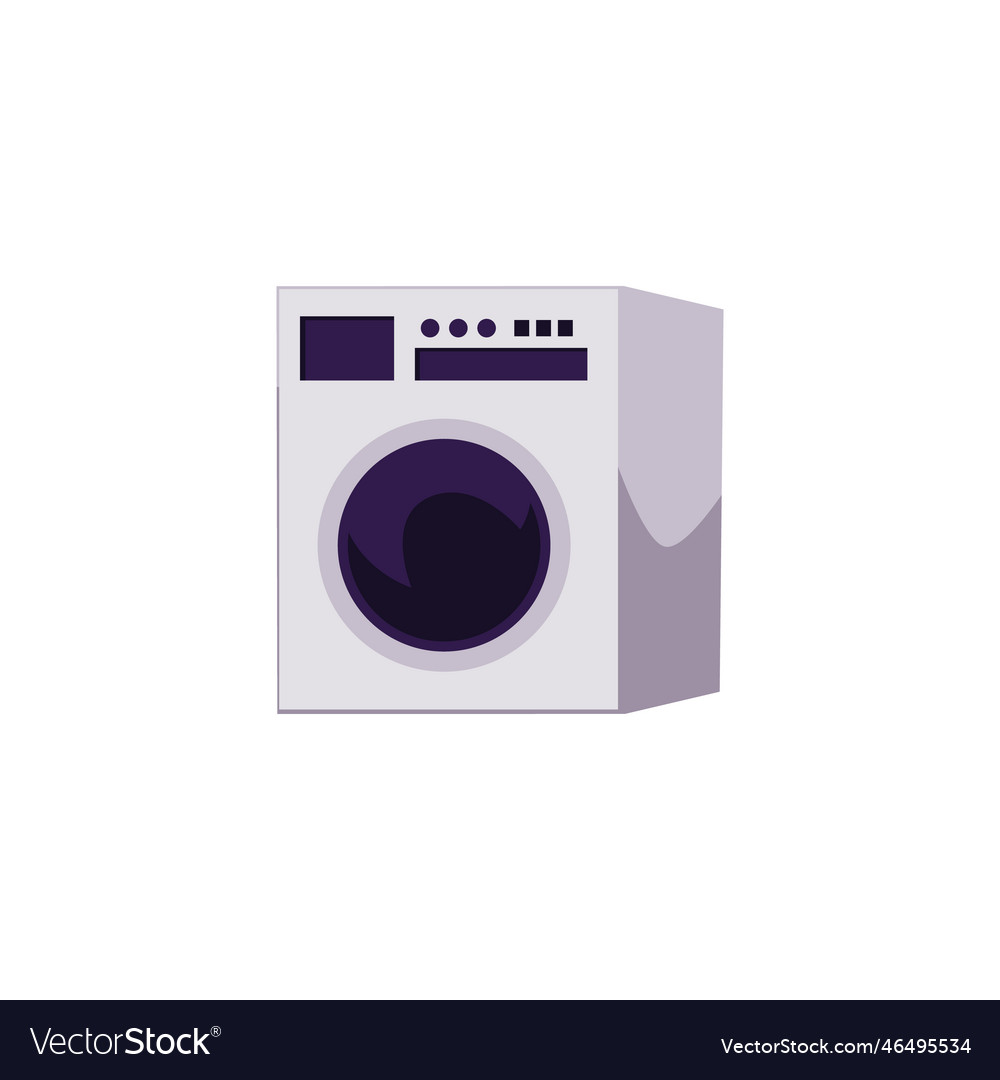 Washing machine symbol for laundry or repair Vector Image