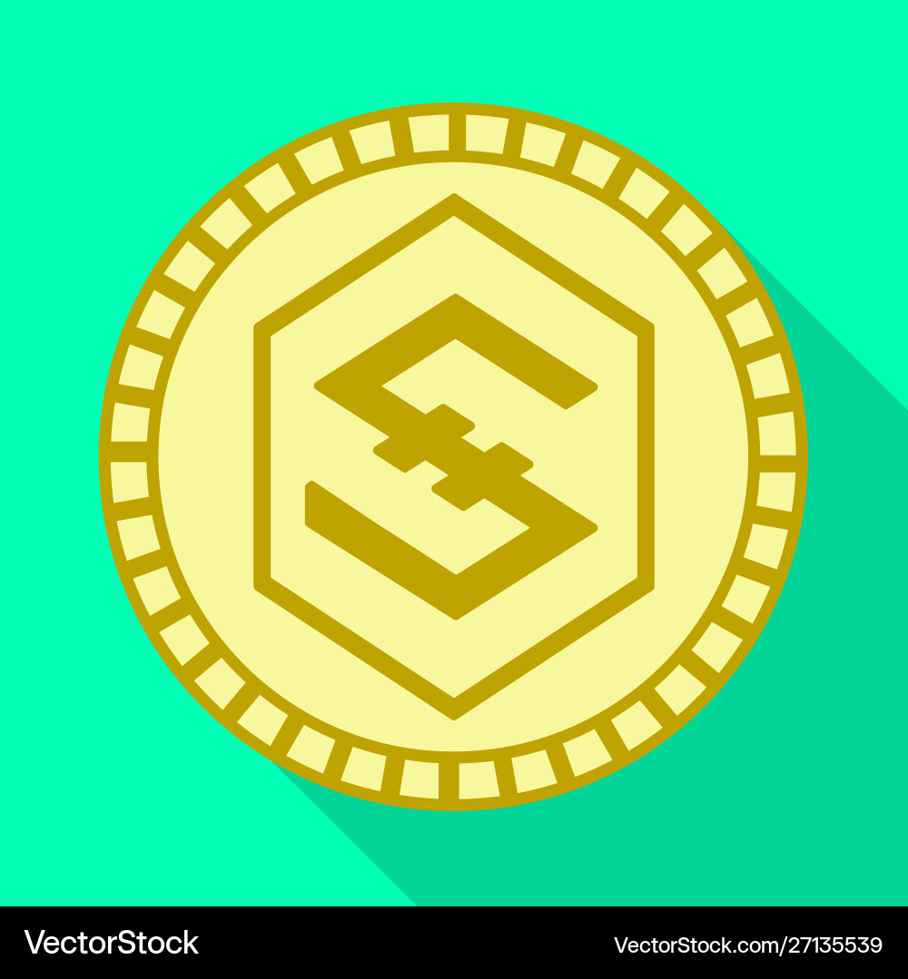 Bytecoin and money sign Royalty Free Vector Image