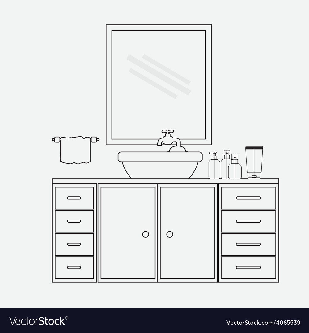 Furniture design Royalty Free Vector Image - VectorStock