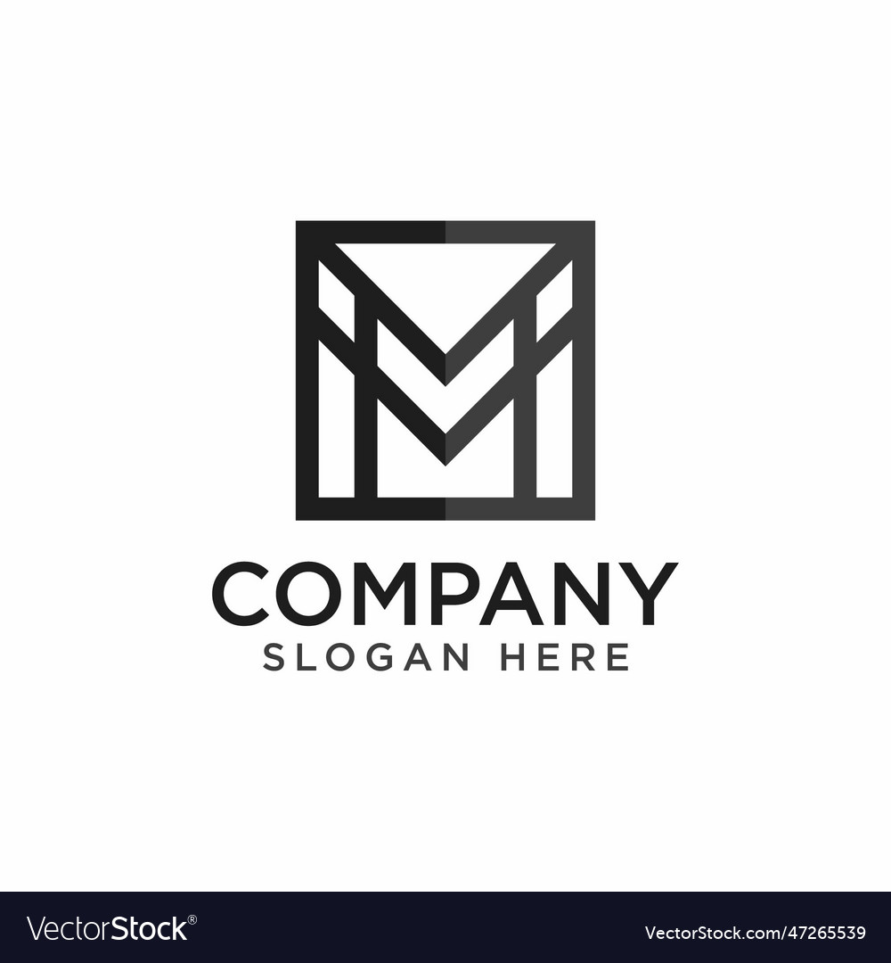 Letter m logo icon Royalty Free Vector Image - VectorStock