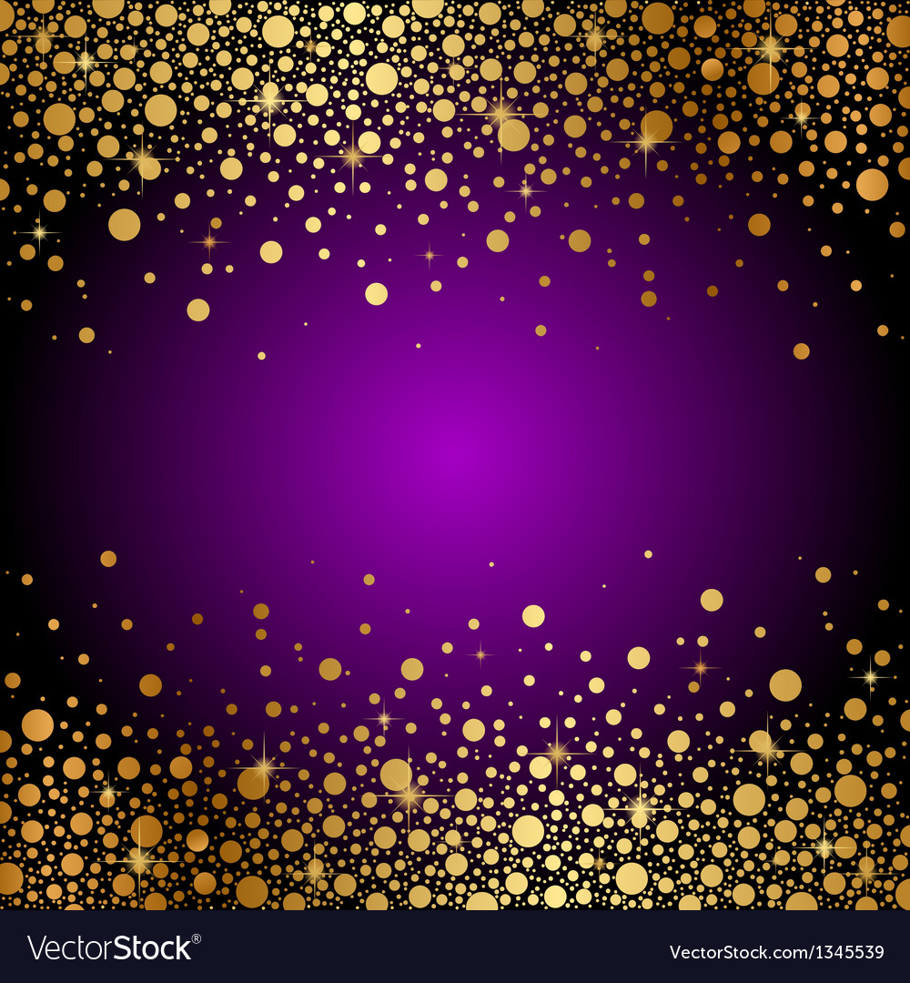 Purple and gold luxury background Royalty Free Vector Image