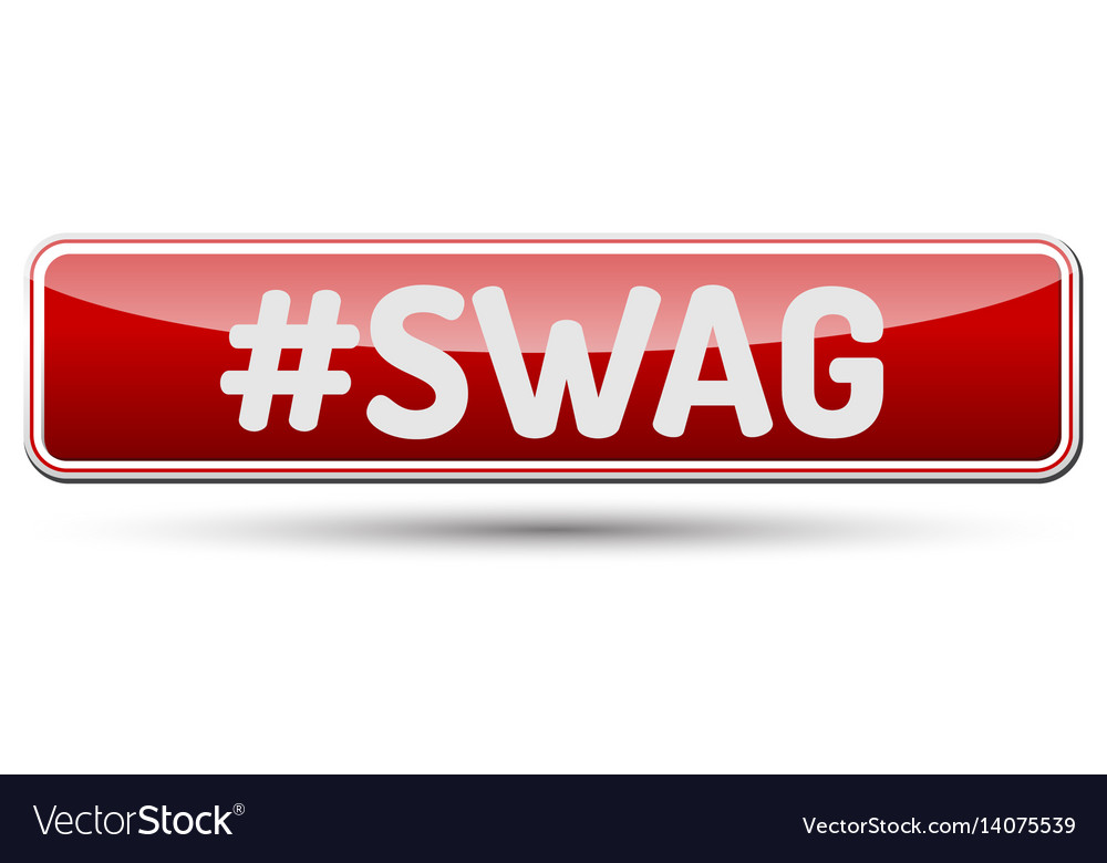 Swag - abstract beautiful button with text